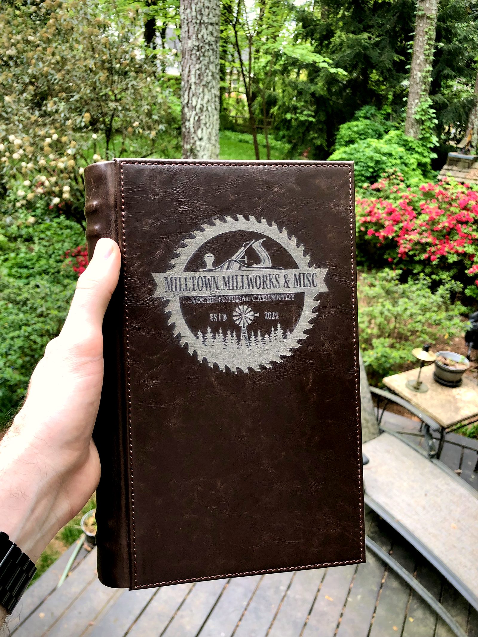 Leather Laser-Etch Test