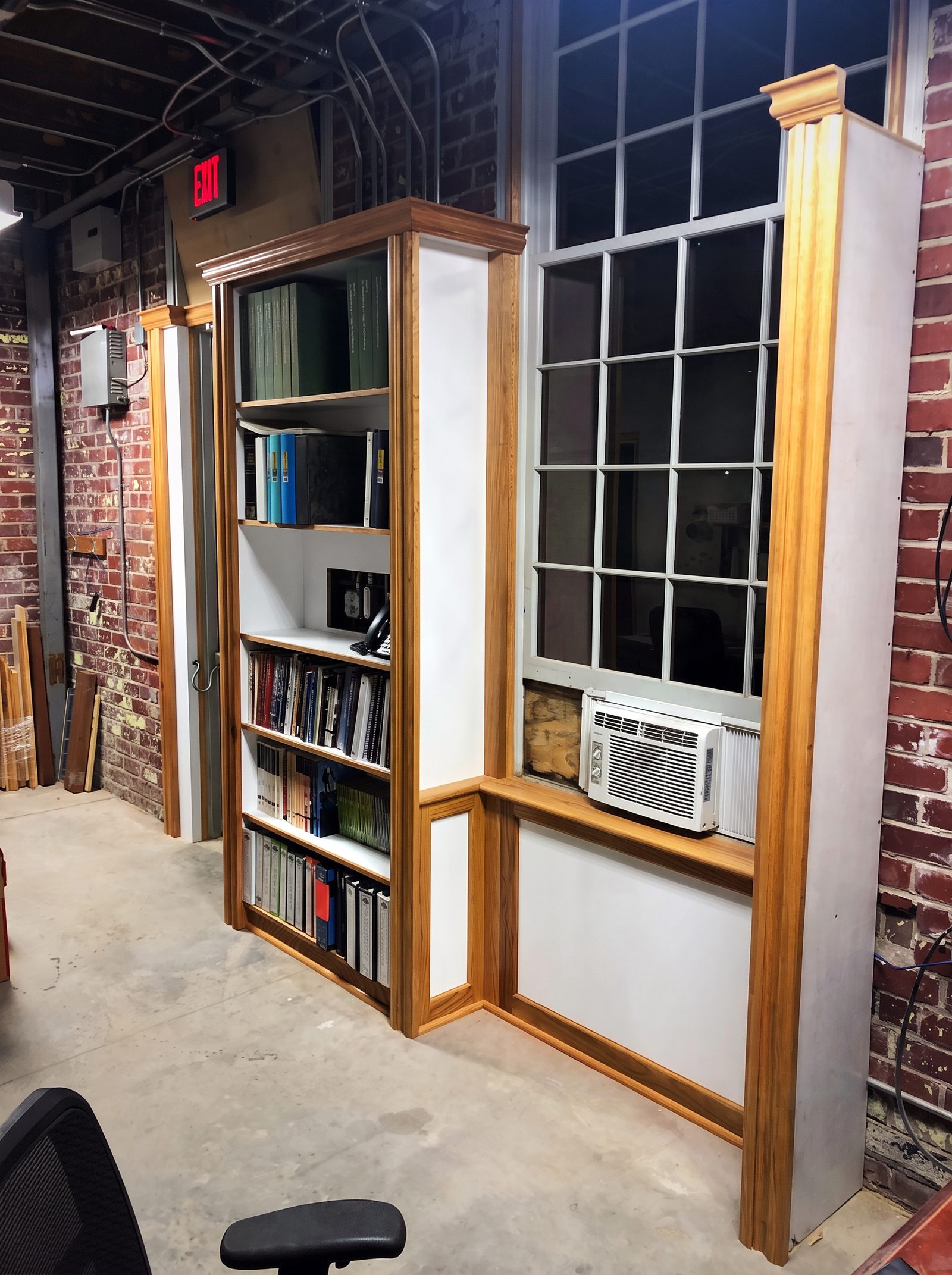 Woodshop Office Built-Ins
