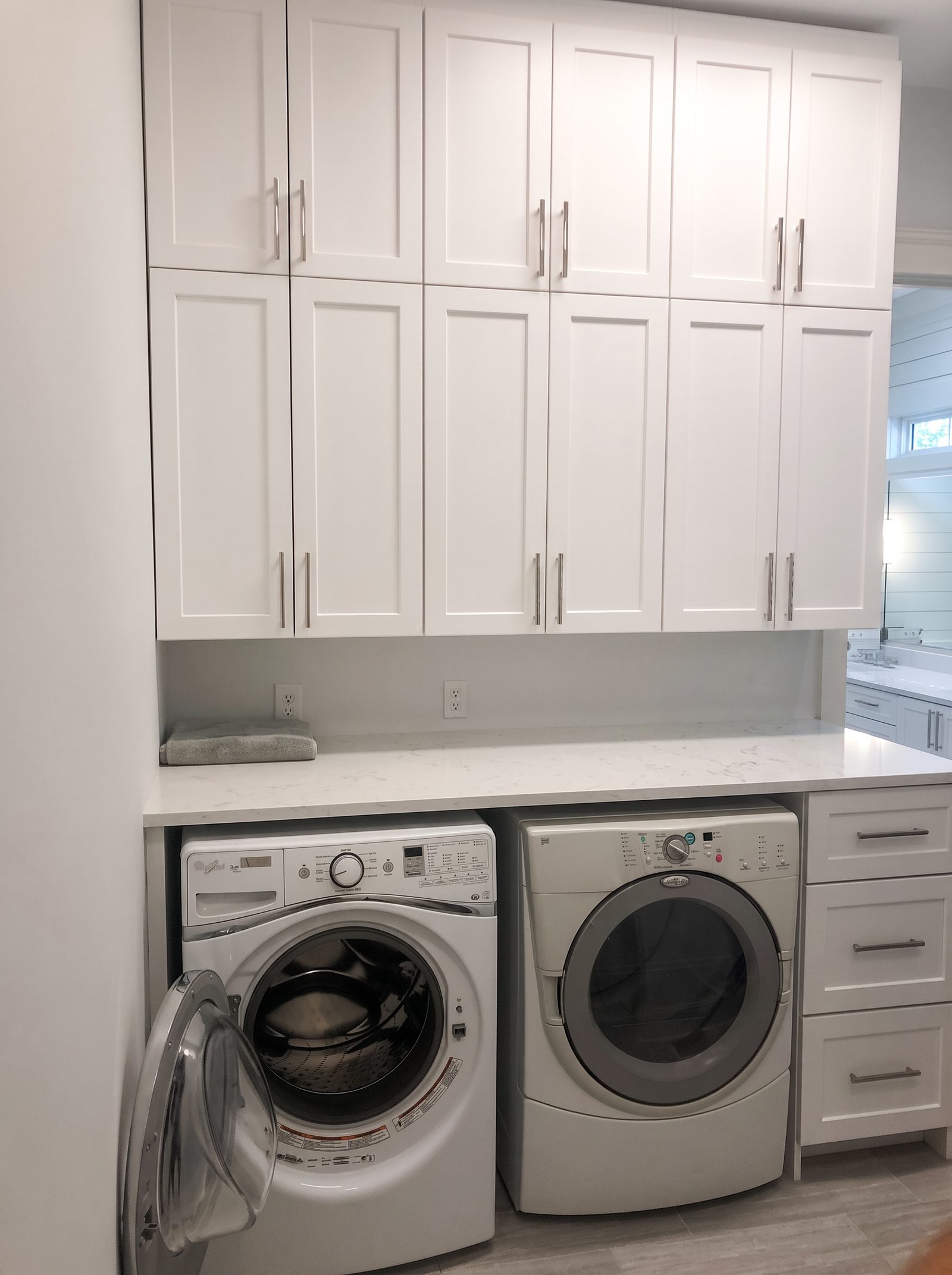DDB Custom Pieces, Bath Remodel, Laundry Room
