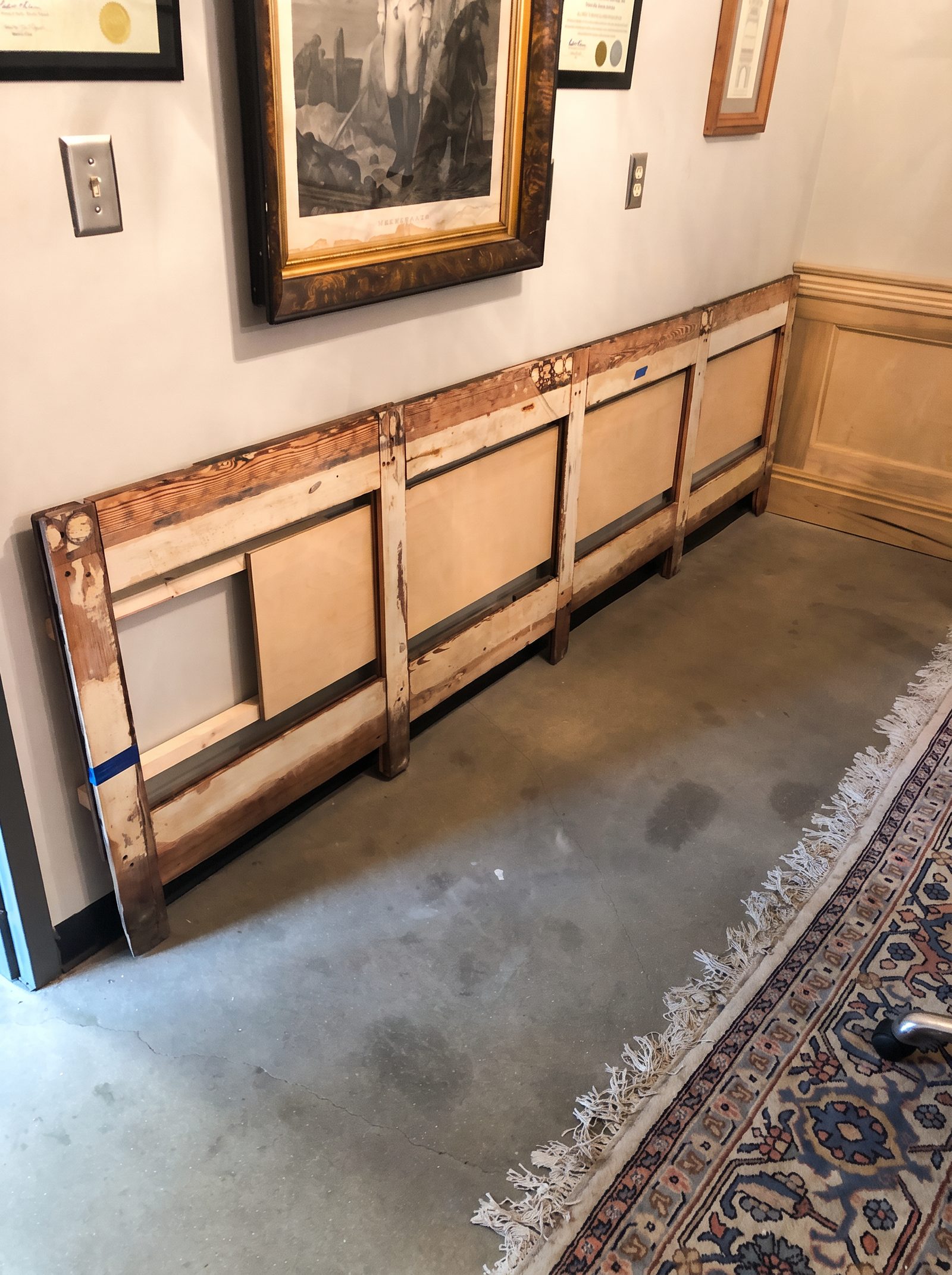 Conference Room Wainscotting