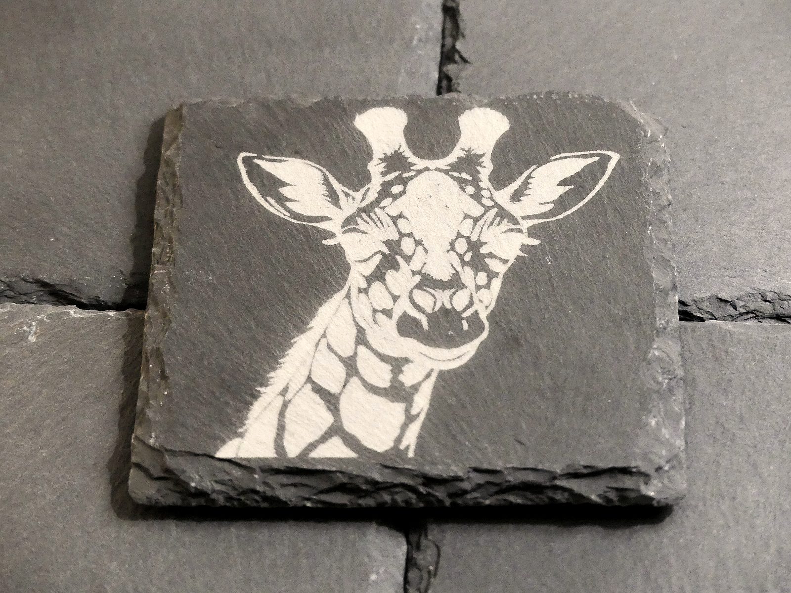 Giraffe Slate Coasters
