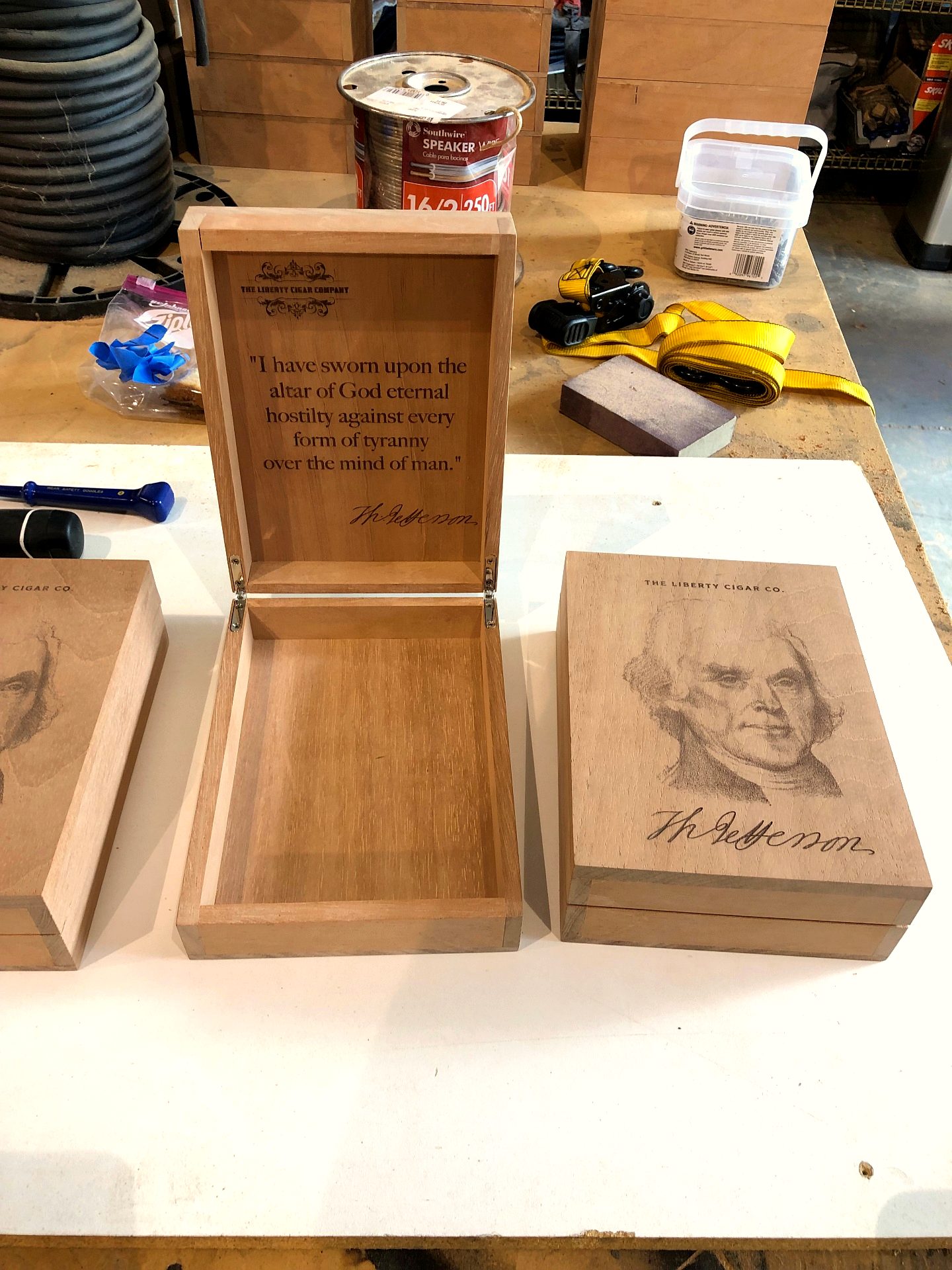 Liberty Cigar Box — Thomas Jefferson