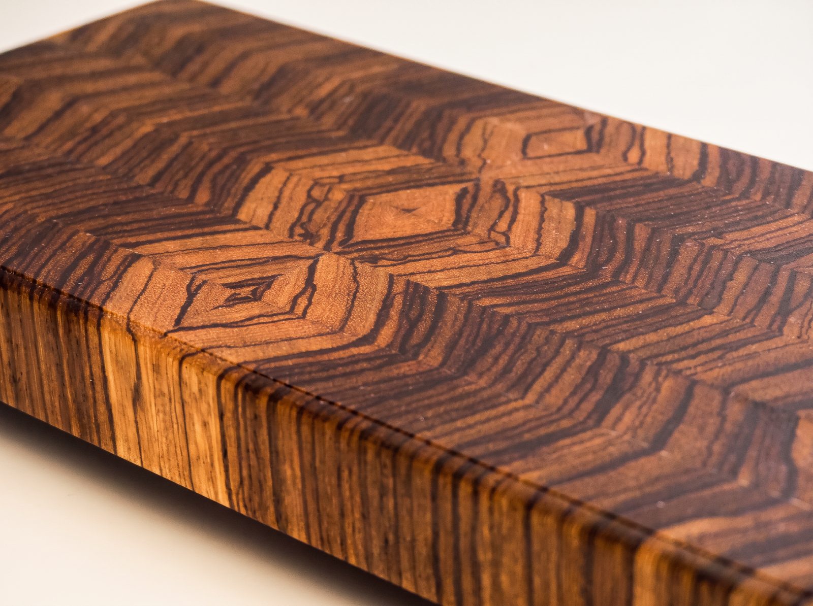 Zebrawood Diamond Cutting Boards