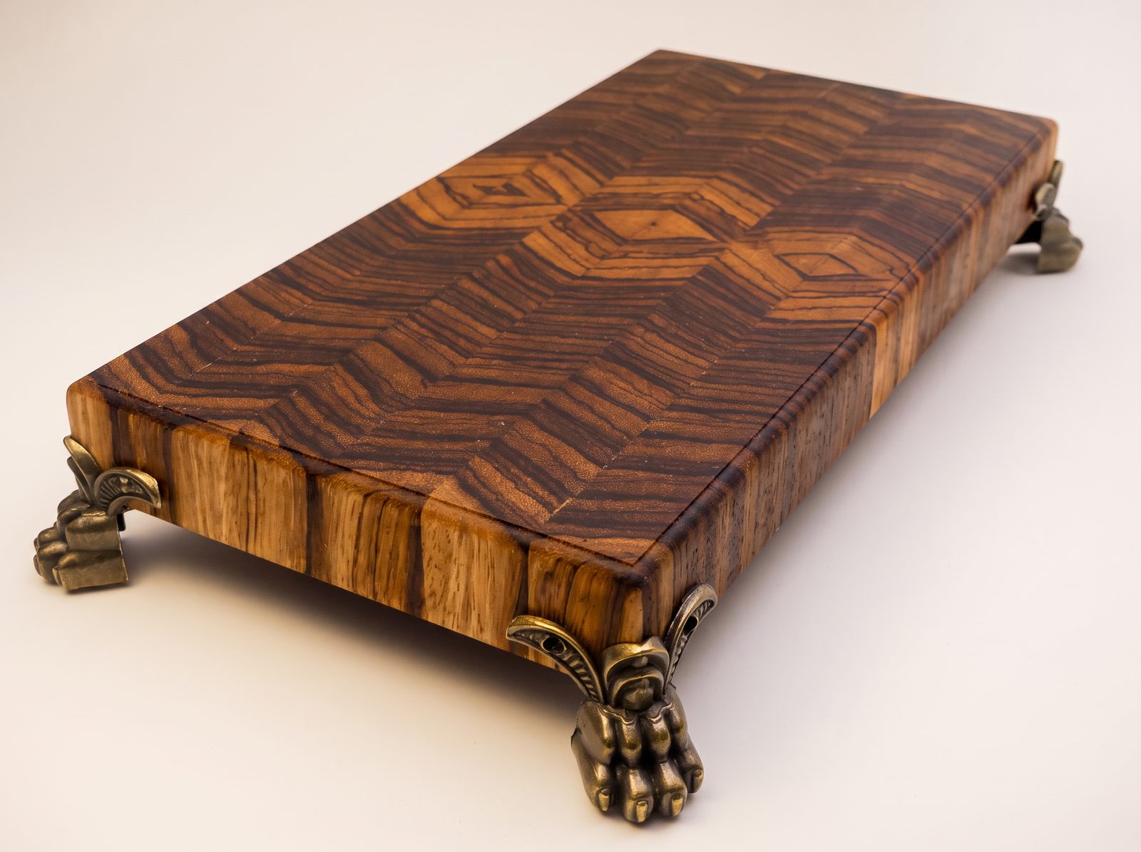 Zebrawood Diamond Cutting Boards