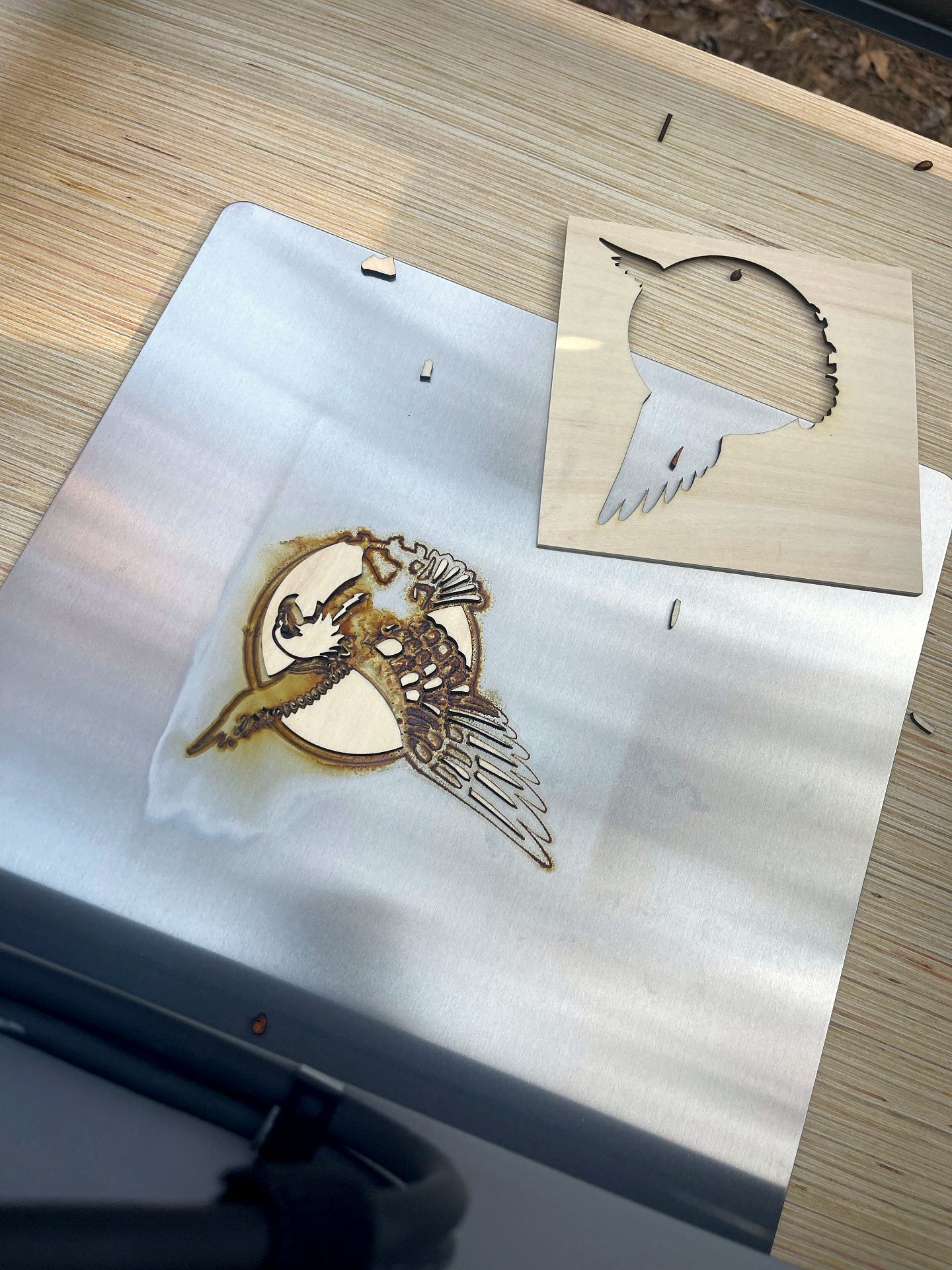 Eagle Laser-Cut Silhouette