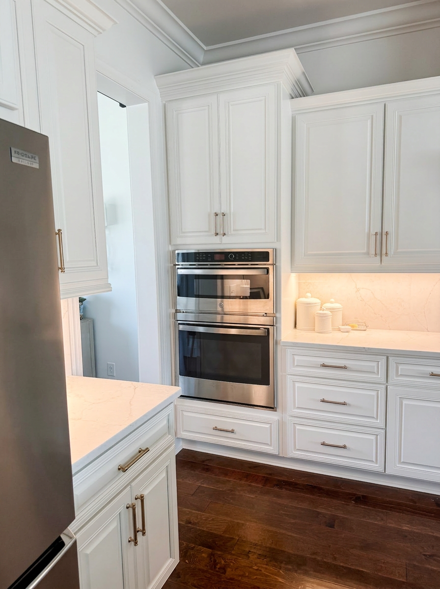 Raised-Panel Kitchen Cabinetry