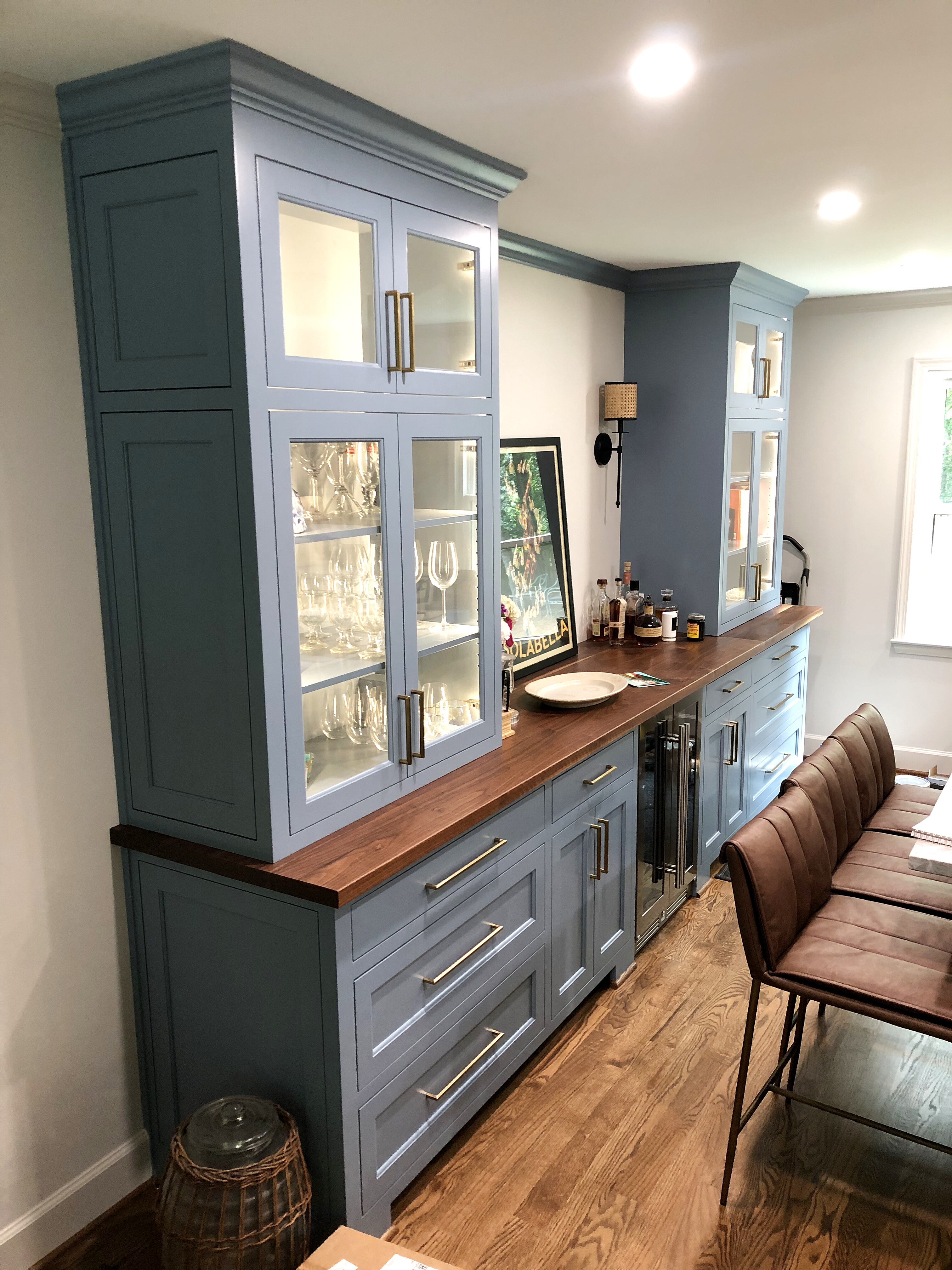 Walnut Countertop & Cabinetry